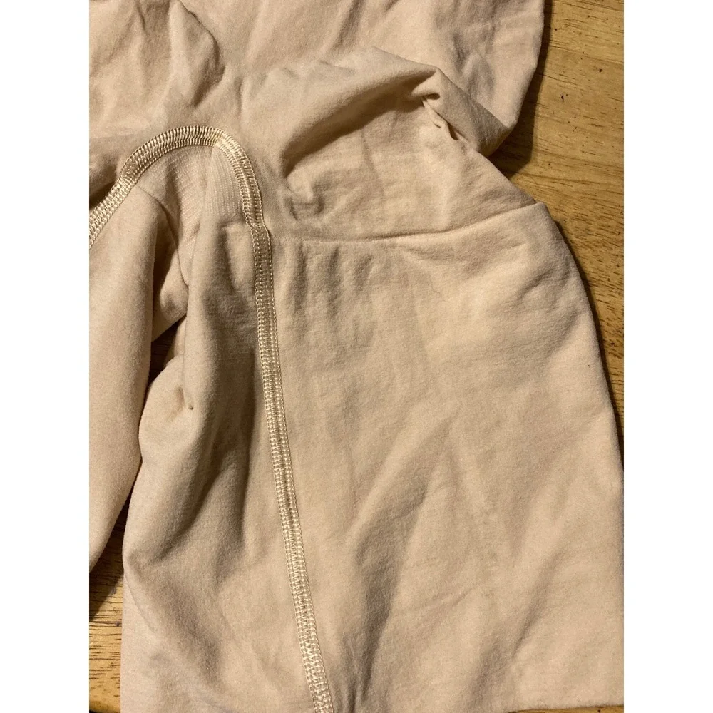 Spanx Power Series Mid-Thigh Shaper High Waist Nude Beige Size Medium NEW